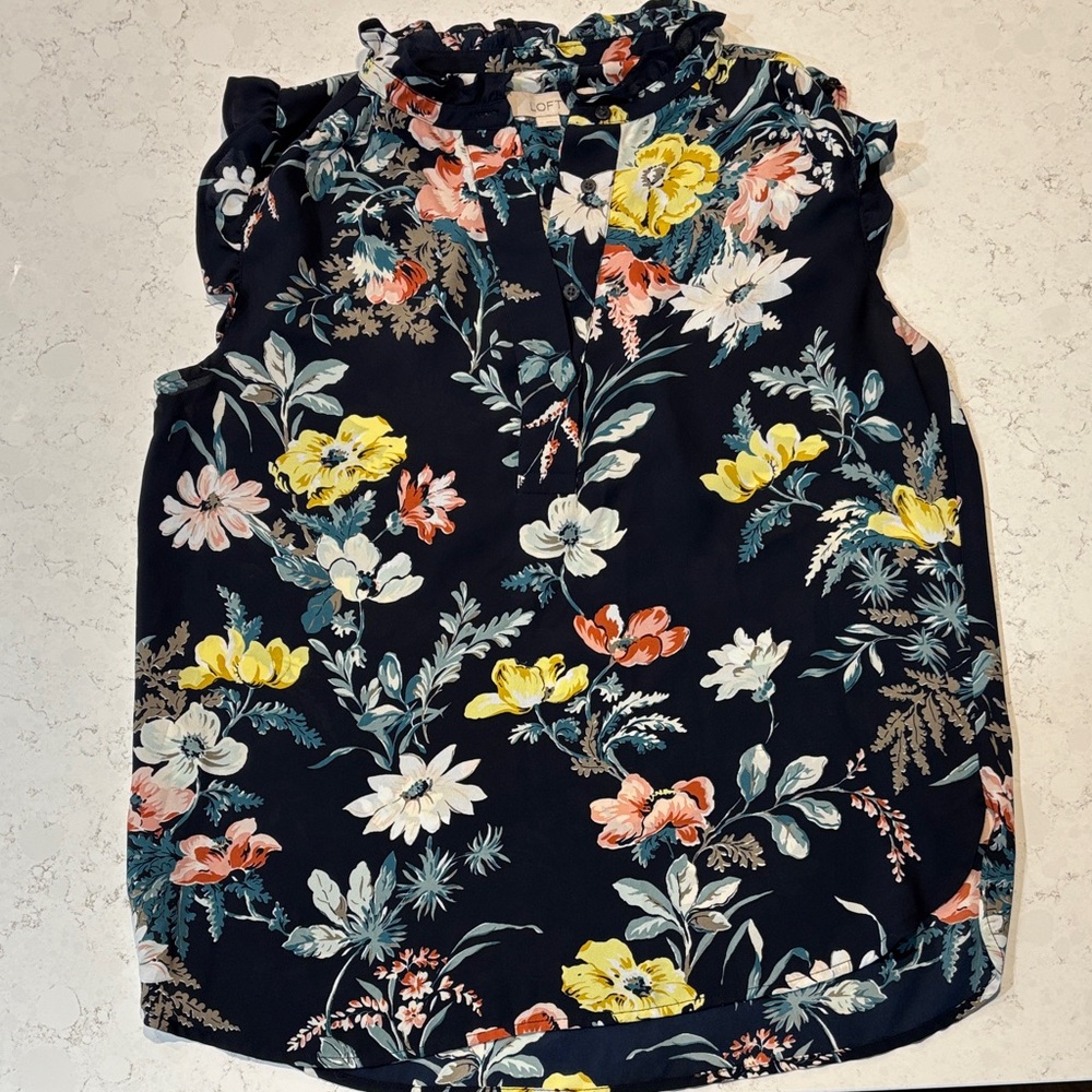 LOFT  Floral Camisole